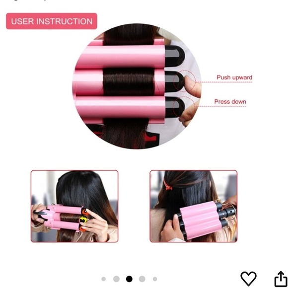 Pink hair crimper - Picture 4 of 5